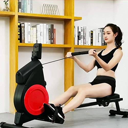 AMZOPDGS Rowing Machine for Home Use Foldable Silent Magnetic Control, Male and Female Weight Loss Muscle Training Water Rowing Machine, Aerobic Exercise Fitness Equipment