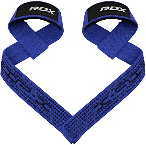 RDX Weight Lifting Straps,Powerlifting Deadlifting, Anti Slip 60CM Hand Bar Grip, 5MM Neoprene Wrist Support, Heavy Duty Weightlifting Bodybuilding Workout, Strength Training Gym Fitness, Men Women