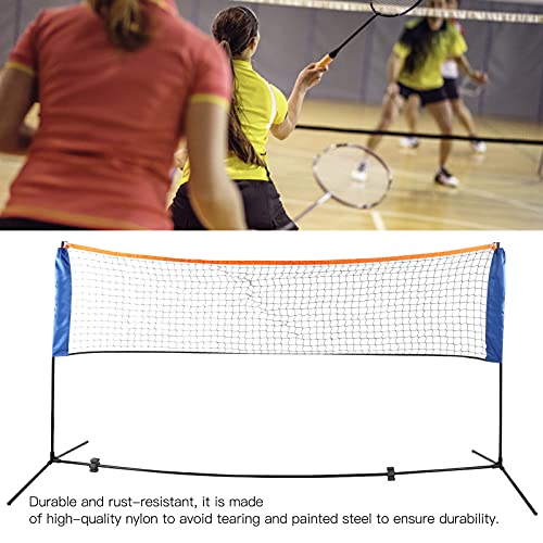 cigemay Tennis Badminton Net, Portable Folding Tennis Net, Easy to Assemble with a Foldable Stand, for Tennis/Kids Volleyball(3.1 meters)