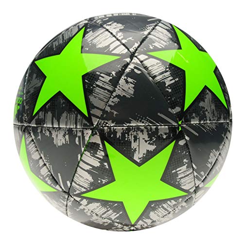 adidas Champions League Football Europe Tournament Ball Silver/Green Youth Size 4