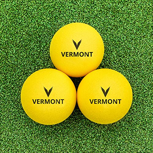 Vermont Cut Foam Mini Red Tennis Balls [Stage 3] | IT Approved – All Surface Compatibility (80mm - Pack of 3)