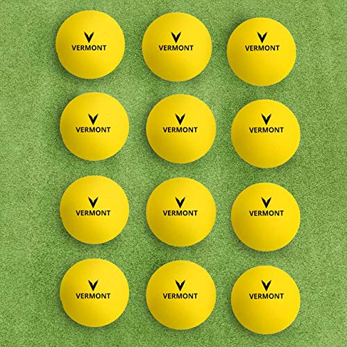 Vermont Cut Foam Mini Red Tennis Balls [Stage 3] | IT Approved – All Surface Compatibility (80mm - Pack of 3)