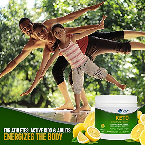 Trace Minerals Keto Electrolyte Powder Lemon Lime 330g